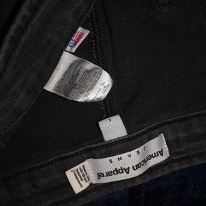 Black High Waisted American Apparel jeans!